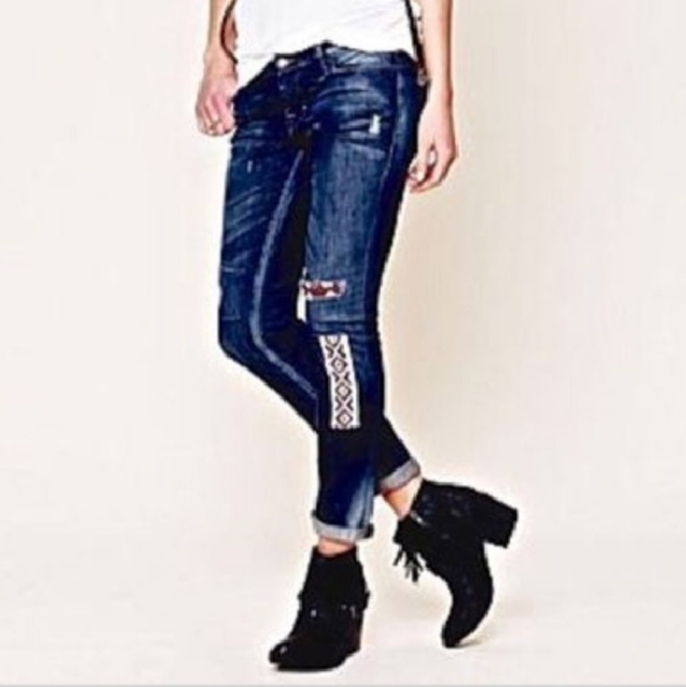 Free People Artisan De Luxe Skinny Jeans - Picture 8 of 8